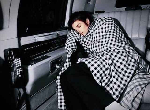 MJ taking a nap.